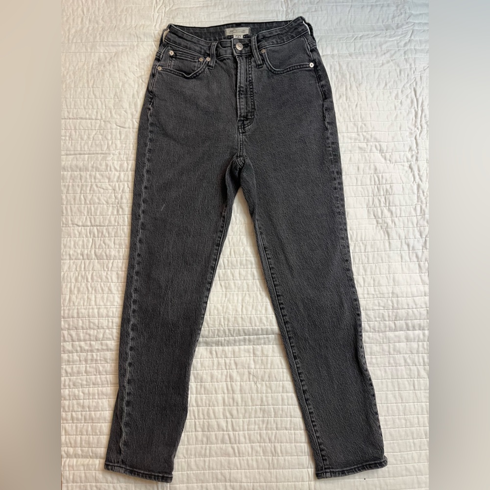 Madewell curvy perfect vintage black jeans